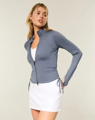 Chaqueta con cremallera y lazo lateral Active Recharge de Gilly Hicks