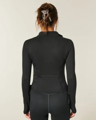 Chaqueta con cremallera y lazo lateral Active Recharge de Gilly Hicks