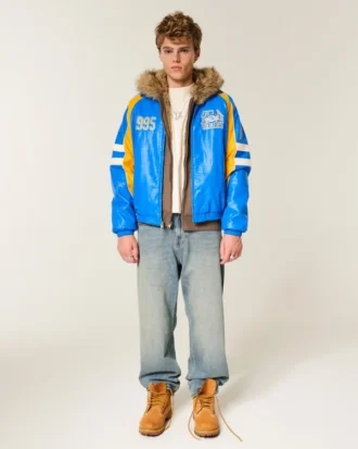 Chaqueta con estampado UCLA Bruins de piel sintética