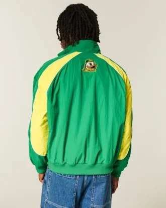Chaqueta cortavientos con gráfico de los Ducks de la Universidad de Oregón