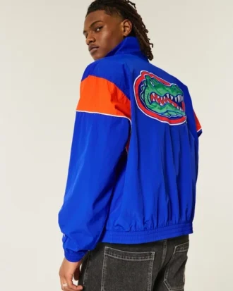 Chaqueta cortavientos con gráfico de los Gators de la Universidad de Florida