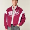 Chaqueta de carreras con gráfico Dr Pepper Chaqueta de carreras con gráfico Dr Pepper