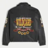 Chaqueta de cuero vegano con estampado Casino Chaqueta de cuero vegano con estampado Casino