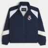 Chaqueta deportiva con estampado del Real Madrid CF y forro polar Chaqueta deportiva con estampado del Real Madrid CF y forro polar