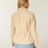 Chaqueta militar Y2K de sarga