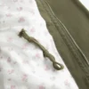 Chaqueta militar Y2K de sarga