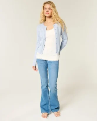 Cárdigan con ojales