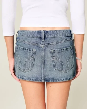 Falda pantalón micro mini vaquera