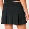 Falda pantalón mini plisada de talle medio Falda pantalón mini plisada de talle medio