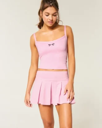 Falda pantalón plisada con cintura baja Gilly Hicks Active