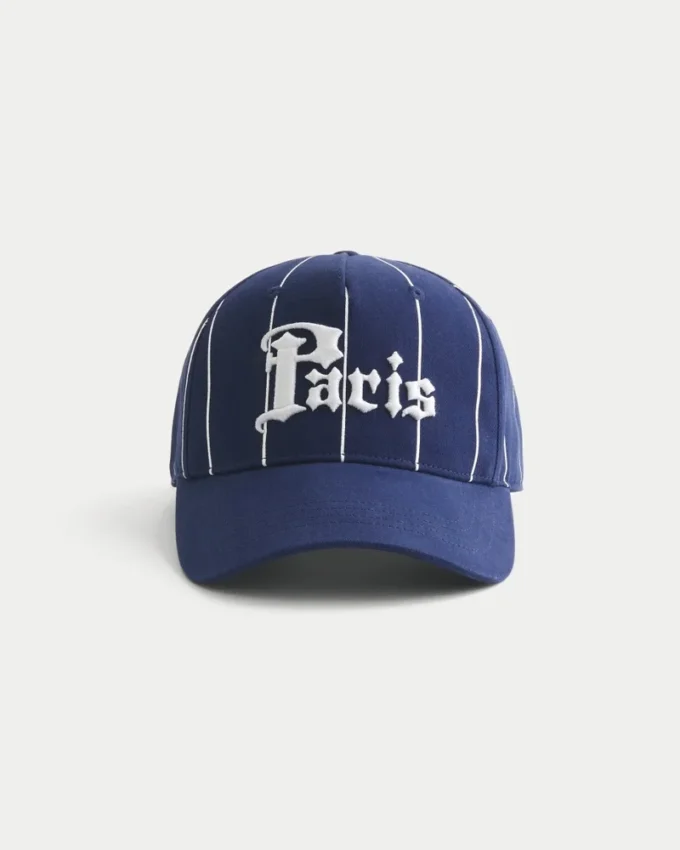 Gorra de béisbol con estampado de París