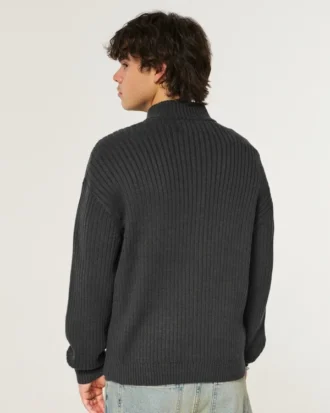 Jersey con cremallera holgado