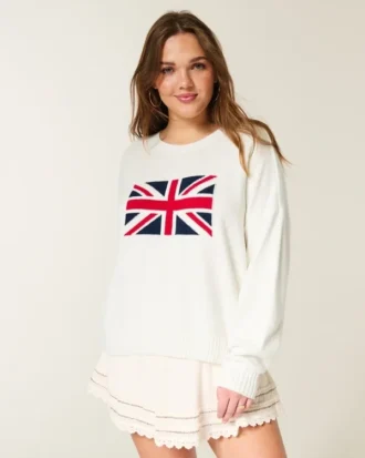 Jersey con estampado Union Jack
