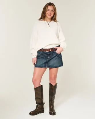 Jersey de cuello alto fácil de llevar