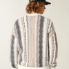 Jersey de cuello redondo a rayas