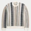 Jersey de cuello redondo a rayas