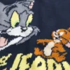 Jersey de cuello redondo con estampado de Tom y Jerry