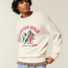 Jersey de cuello redondo con estampado Jackson Hole