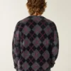 Jersey de cuello redondo holgado y peludo