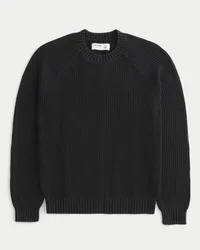 Jersey de cuello redondo lavado y corte cuadrado