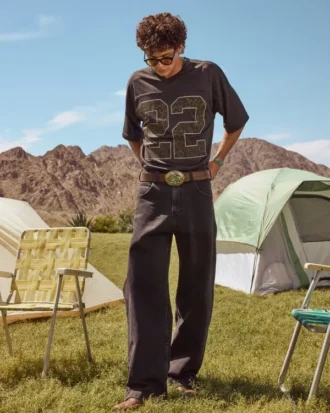 Jersey estampado holgado