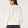 Jersey oversize con cuello en V Hollister Comfy Cloud
