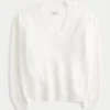 Jersey oversize con cuello en V Hollister Comfy Cloud