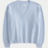 Jersey oversize con cuello en V Hollister Comfy Cloud