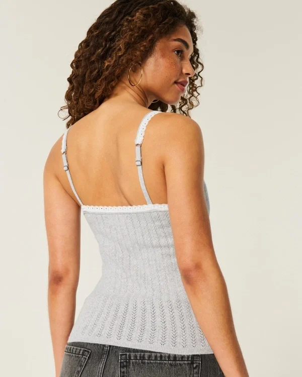 Jersey sin mangas con lazo delantero Jersey sin mangas con lazo delantero