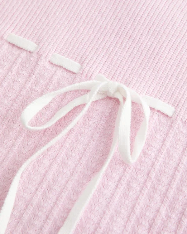 Jersey sin mangas con lazo delantero Jersey sin mangas con lazo delantero