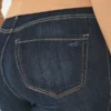 Leggings vaqueros curvilíneos de talle alto y lavado oscuro