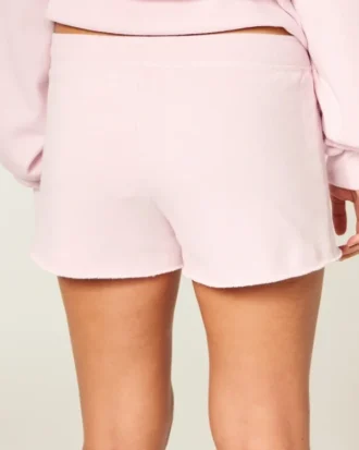 Mini pantalón corto de felpa
