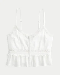 Mini top corto con flecos