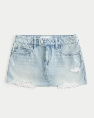 Minifalda pantalón vaquera