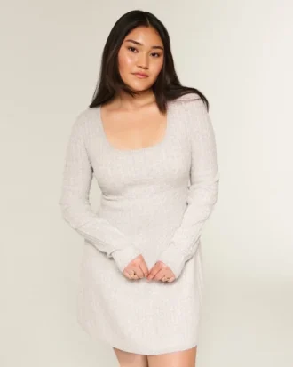 Minivestido babydoll con lazo en la espalda Minivestido babydoll con lazo en la espalda