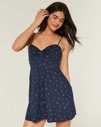 Minivestido con botones Minivestido con botones