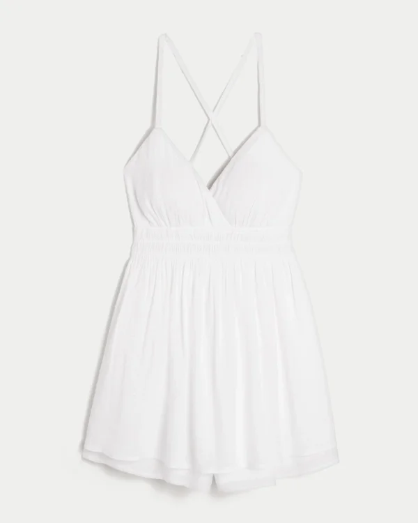 Mono babydoll con espalda abierta Mono babydoll con espalda abierta