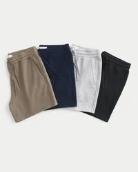 Pack de 4 pantalones cortos de felpa por encima de la rodilla