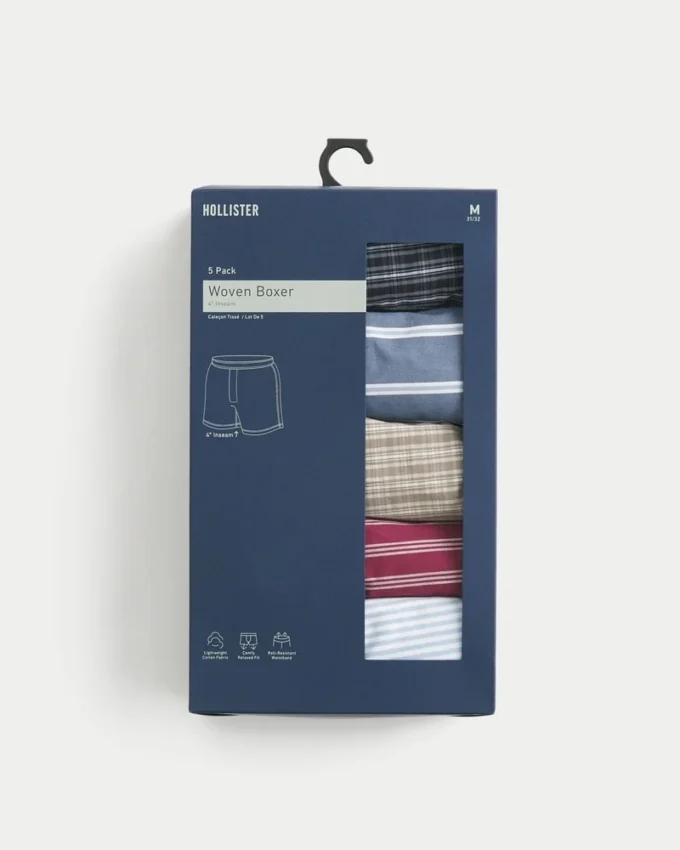 Pack de 5 boxers de algodón