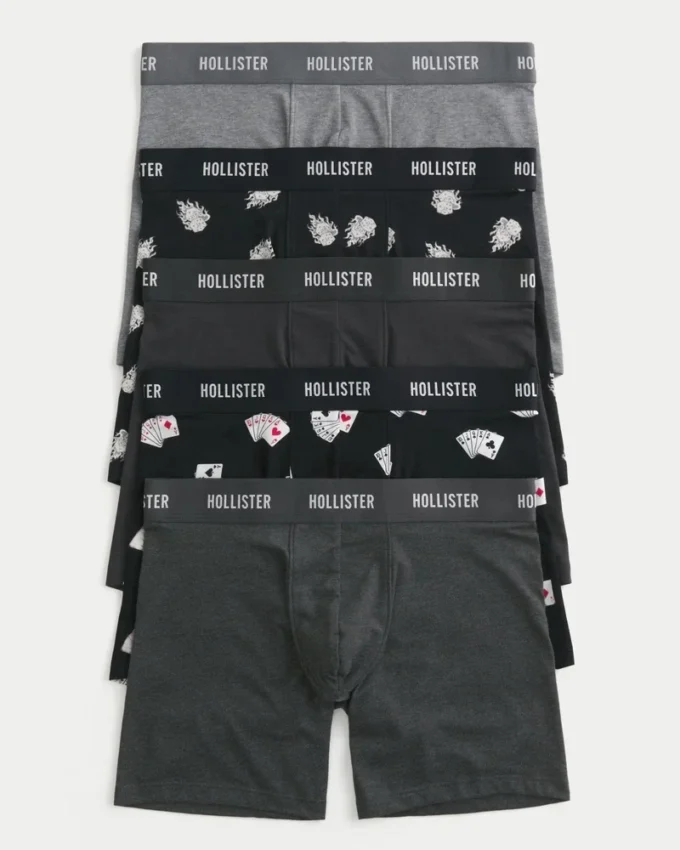 Pack de 5 boxers largos