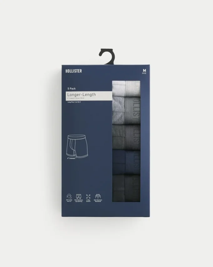 Pack de 5 boxers largos Pack de 5 boxers largos