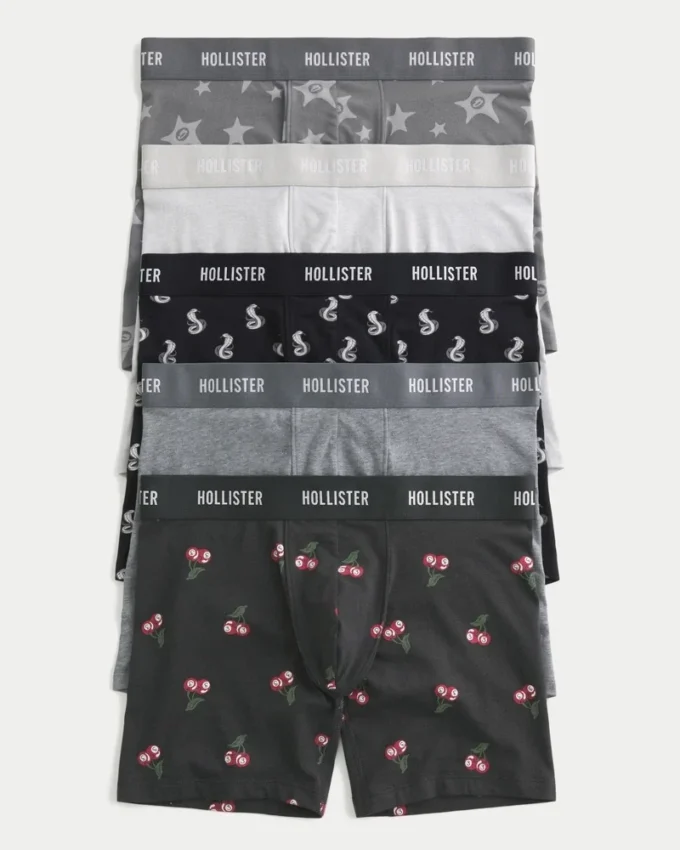 Pack de 5 calzoncillos bóxer largos