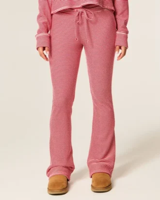 Pantalones bootcut cómodos con tejido de nido de abeja de Gilly Hicks