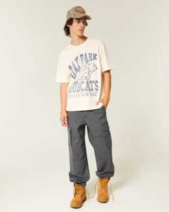 Pantalones cargo holgados de skater