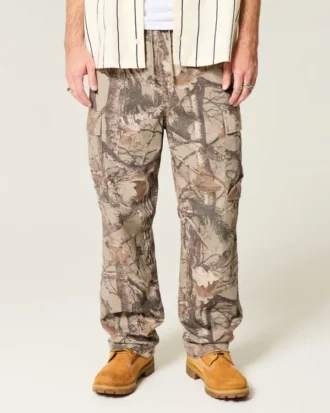 Pantalones cargo holgados sin cremallera