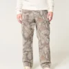 Pantalones carpinteros holgados de camuflaje Pantalones carpinteros holgados de camuflaje