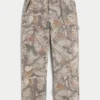Pantalones carpinteros holgados de camuflaje Pantalones carpinteros holgados de camuflaje