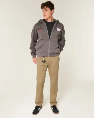 Pantalones chinos rectos ajustados
