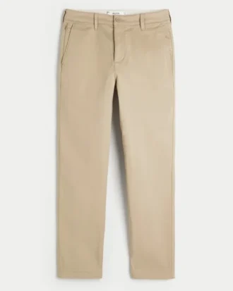 Pantalones chinos rectos ajustados
