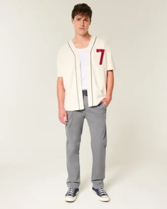 Pantalones chinos rectos ajustados